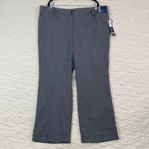 NEW Reitmans Encore Bootcut Dress Pants Gray Trousers